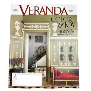 Veranda Magazine Issue 1 January/February 2026 Color & Joy Top Designers